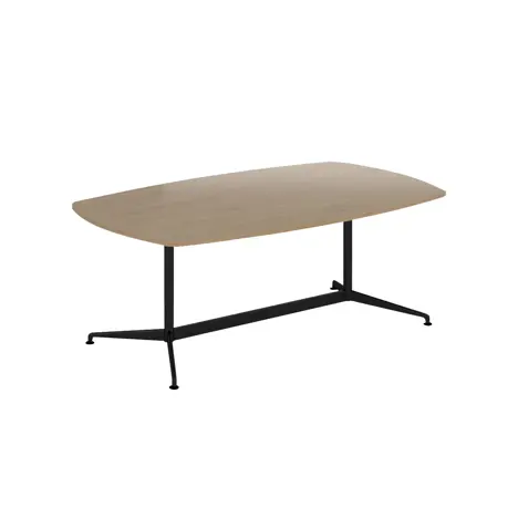 Loft Barrel Table - 2000 - Single Frame - Black - Kendal Oak